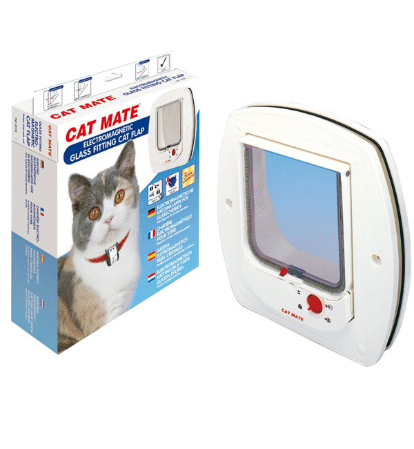 cat-mate-electromagnetic-glass-fitting-cat-flap