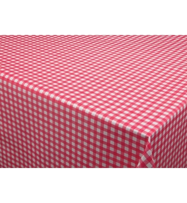 Oilcloth-table-cloth-Red-Check-150-170