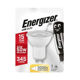 Energizer LED GU10 Warm White 50w = 4.3w