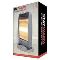 StayWarm 1200w Halogen Heater
