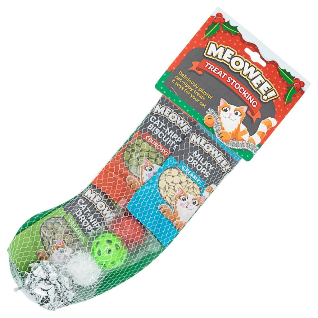 Meowee Cat Treat Stocking