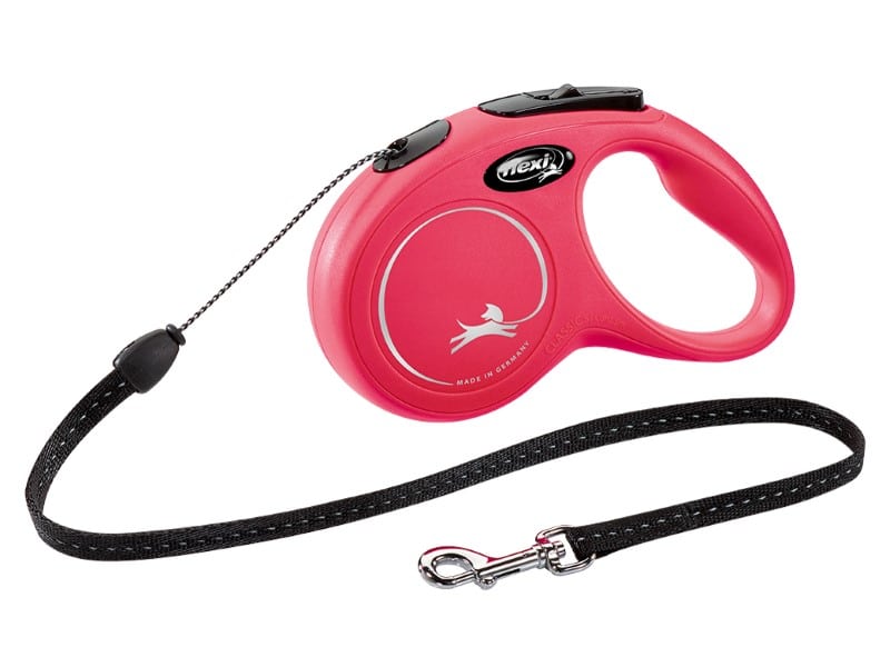 Flexi Classic 5 Meter Retractable Dog Lead - Red