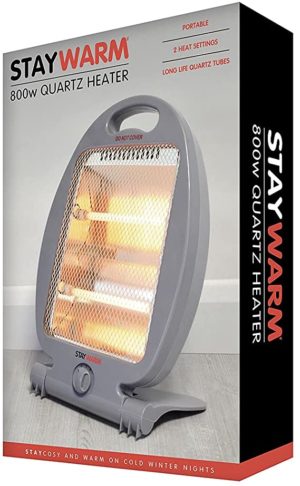 StayWarm 1200w Halogen Heater