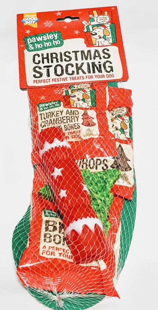 Good Boy - Dog Treat Stocking